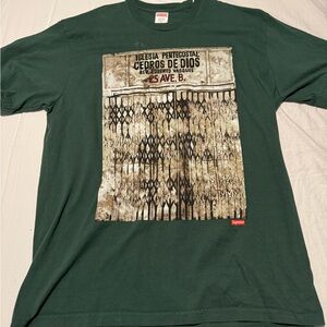 Supreme Dark Green Graphic Tee